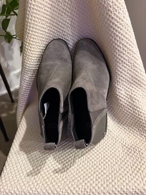 UGG Suede Slip-On Boots